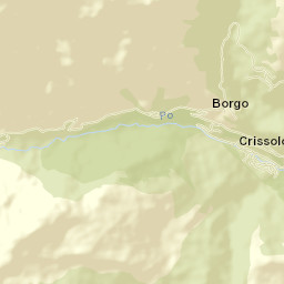 Crissolo Street Map