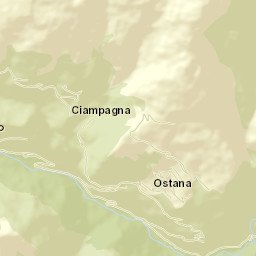 Ostana Street Map