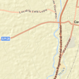 Cavallermaggiore Street Map