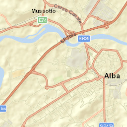 Alba Street Map