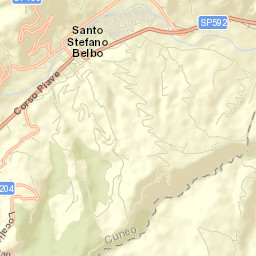 Santo Stefano Belbo Street Map