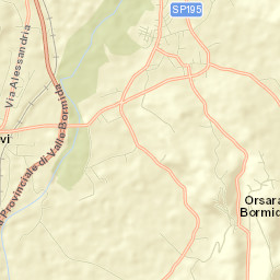 Orsara Bormida Street Map