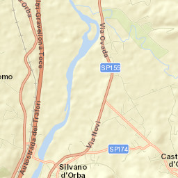 Silvano d'Orba Street Map