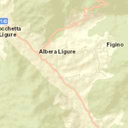 Albera Ligure Street Map