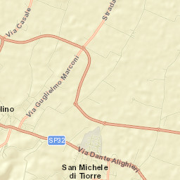 San Michele Tiorre Street Map