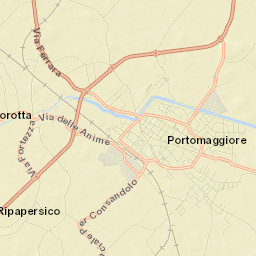 Portomaggiore Street Map