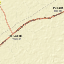 Prnjavor Street Map