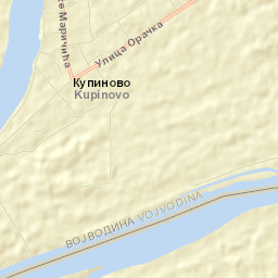 Kupinovo Street Map