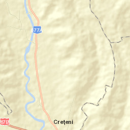 Comuna Creţeni Street Map