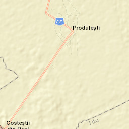 Comuna Produleşti Street Map