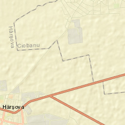 Hârşova Street Map