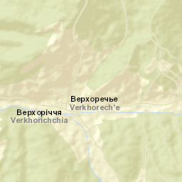 Verkhorechye Street Map