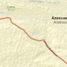 Aleksandrovskoye Street Map