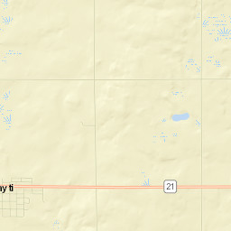 Hamlin County Street Map