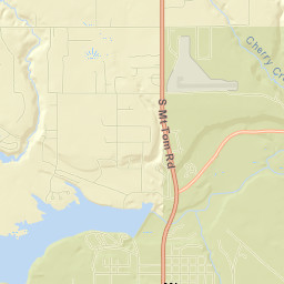 Oscoda County Street Map