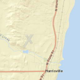 Harrisville Street Map