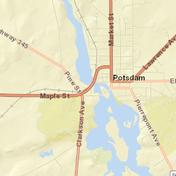 Potsdam Street Map
