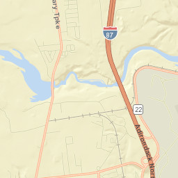 Plattsburgh West Street Map