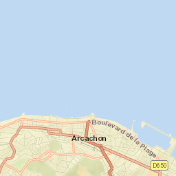 Arcachon Street Map