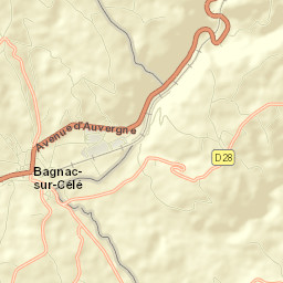 Bagnac-sur-Célé Street Map