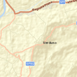 Verduno Street Map