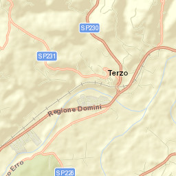 Terzo Street Map