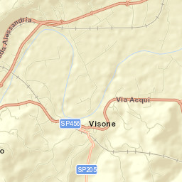 Visone Street Map