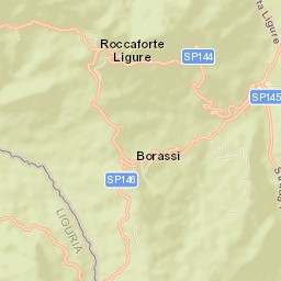 Roccaforte Ligure Street Map
