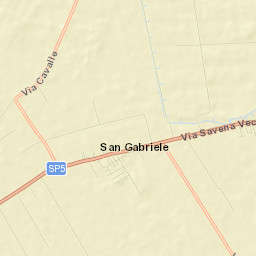 San Gabriele-Mondonuovo Street Map