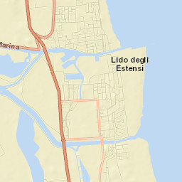 Porto Garibaldi Street Map