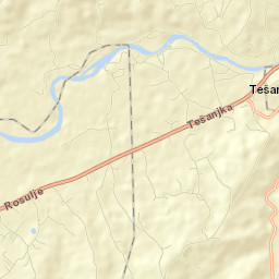 Tešanjka Street Map