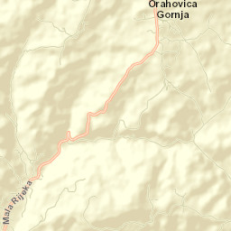 Orahovica Donja Street Map