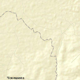 Čokešina Street Map