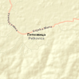 Petkovica Street Map