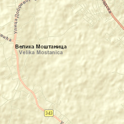 Velika Moštanica Street Map
