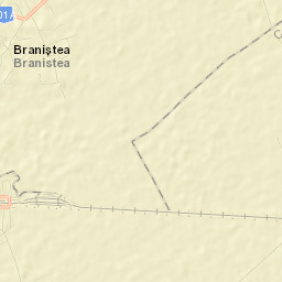 Braniştea Street Map