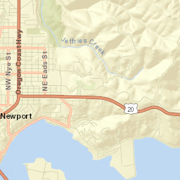 Newport Street Map