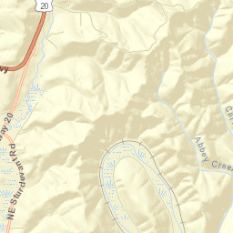Lincoln County Street Map