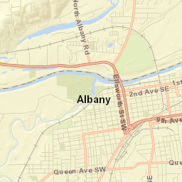 Albany Street Map