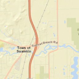 Suamico Street Map