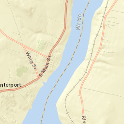 Winterport Street Map