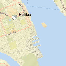 Halifax Street Map