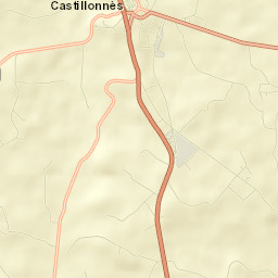 Castillonnès Street Map