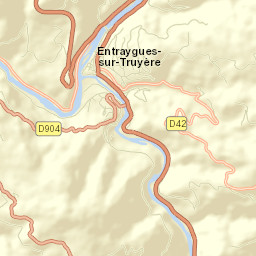 Entraygues-sur-Truyère Street Map