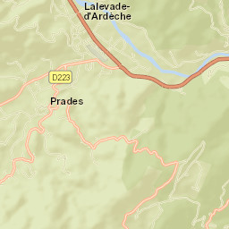 Lalevade-d’Ardèche Street Map