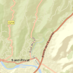 Saint-Privat Street Map