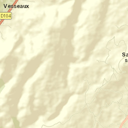 Vesseaux Street Map
