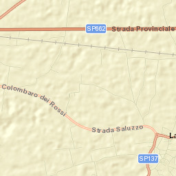 Lagnasco Street Map