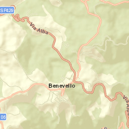 Benevello Street Map