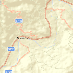 Vesime Street Map